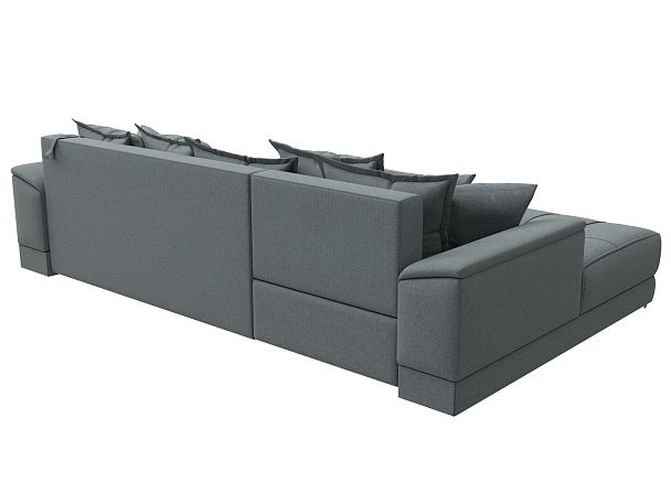 Диван угловой НордСтар левый угол Рогожка серый - Вид 6