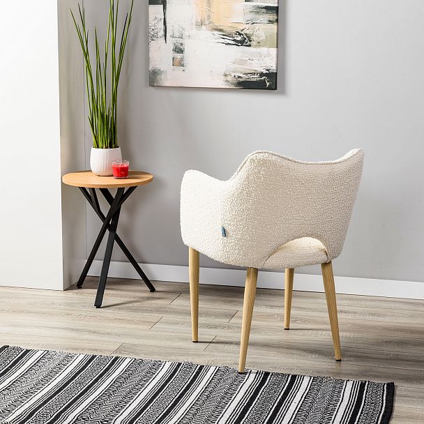 Стул Ralf Vent бежевый/нат.дуб - Вид 12