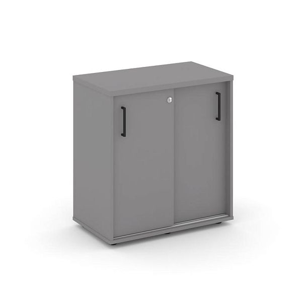 Стайл Проджект Тумба опорная/приставная SN.TOP-041 Серый Пепел/Черный Ручки 600*400*750 - Вид 1