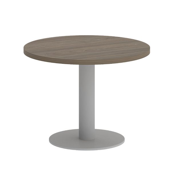 Home Office Стол журнальный круглый VR.SP-5-60.1G Вяз/Серый металл 600*600*450 - Вид 1