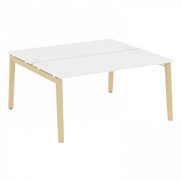 Рабочая станция "Onix wood" OW.D.RS-2.4.7 белый/дуб светлый - Вид 1