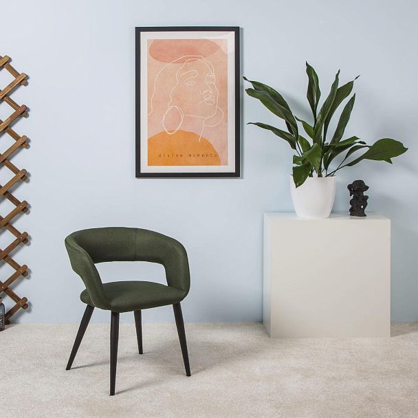 Кресло Hugs тёмно-зеленый/черный - Вид 14