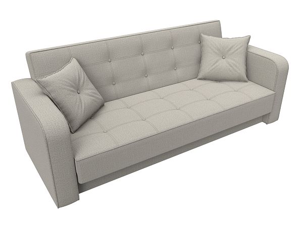 Диван-книжка Тур Рогожка бежевый - Вид 5