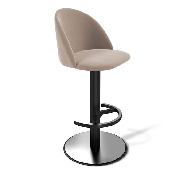 Стул барный Sheffilton SHT-ST35/S137 латте/черный муар - Вид 1