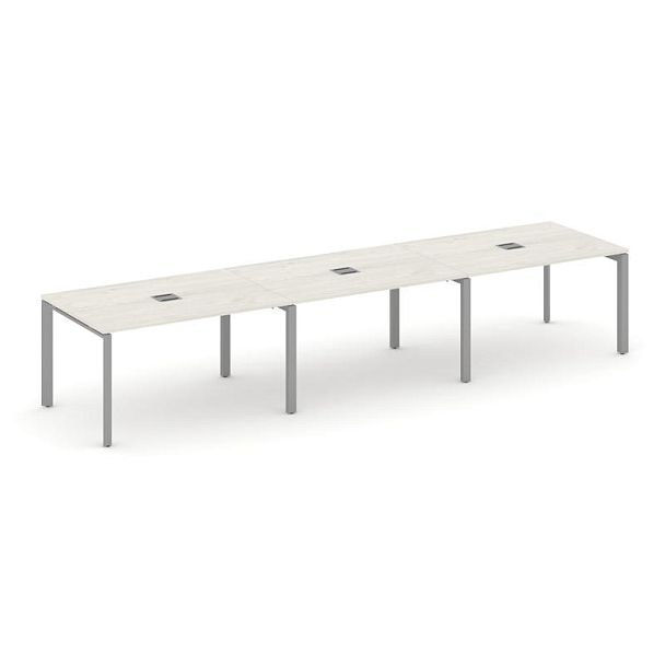 Style Project Next Стол переговорный SN-59P.SPRG-024 Дуб Наварра/Металл Серый 4740*980*750 - Вид 1