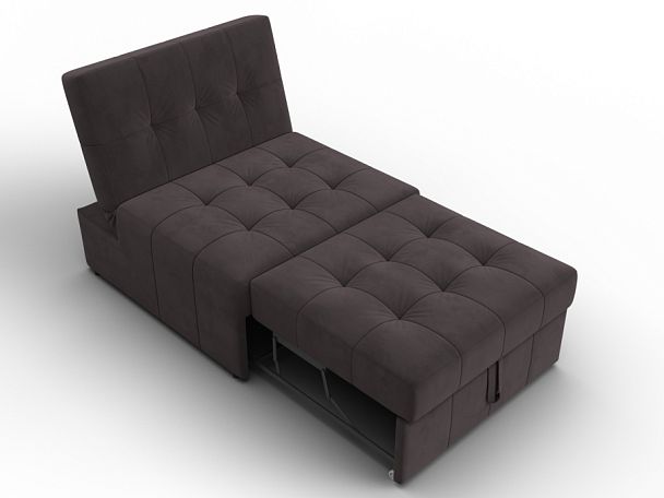 Кресло-кровать Лига-107 (80) Велюр коричневый - Вид 7
