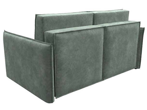 Диван прямой Либерти мини Велюр зеленый - Вид 6