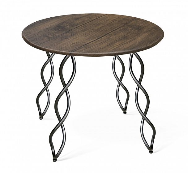 Стол Sheffilton SHT-TU17/80 МДФ черный муар/палисандр - Вид 2