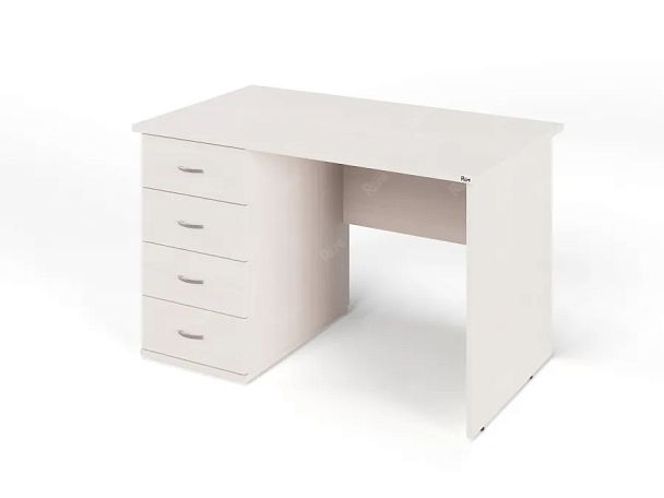 ЛАЙТ / LIGHT RLG008-12x7L Однотумбовый стол 120x70x75 Дуб Молочный - Вид 1