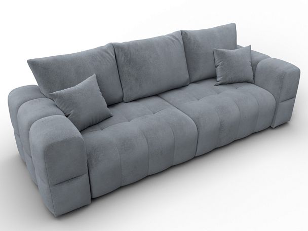 Диван прямой Лига-110 НПБ Велюр серый - Вид 6