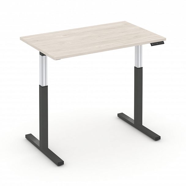 Стол электроподъемный "MOVE UP" MV.SE-2.7 Антрацит металл / Денвер Светлый - Вид 2