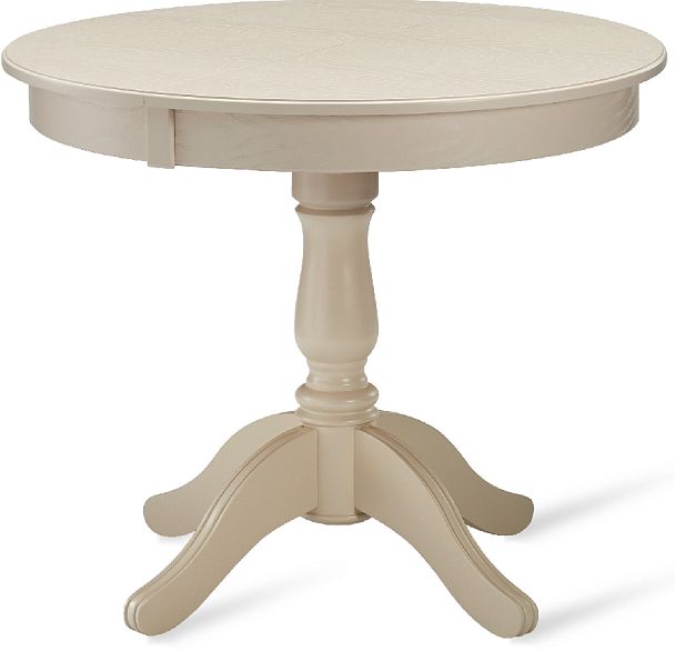 Стол деревянный раздвижной Вэлт D90(120)х90х76 Cлоновая кость - Вид 4