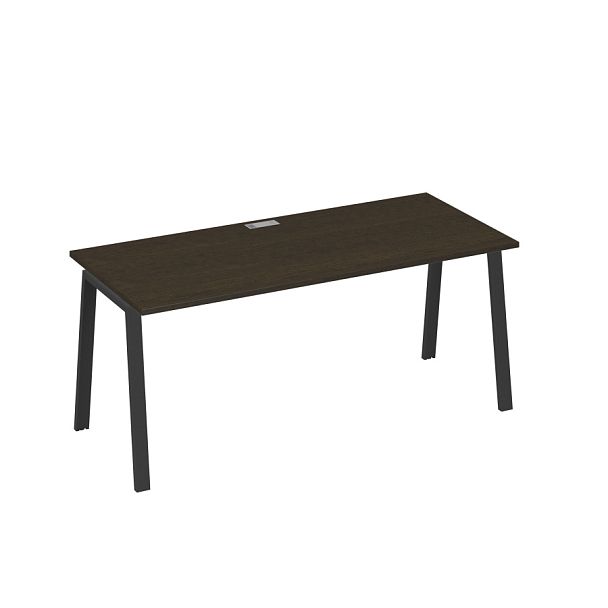 Стол письменный на металлокаркасе TRE A4 А4 Б3 016 БП венге / металлокаркас антрацит - Вид 1