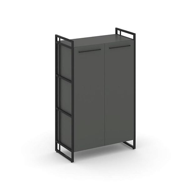 Rift Шкаф 3 ниши широкий RF.SS-31 Антрацит/Металл Черный 798*396*1286 - Вид 1