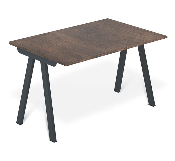 Стол Sheffilton SHT-TU92/TT 120/80 МДФ антрацит/палисандр - Вид 1