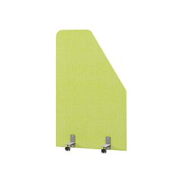 Перегородка акустическая со скосом Everprof EVO Acoustic на роликовых опорах 1000х28х1600 Ткань Romeo 07 - Фото предпросмотра