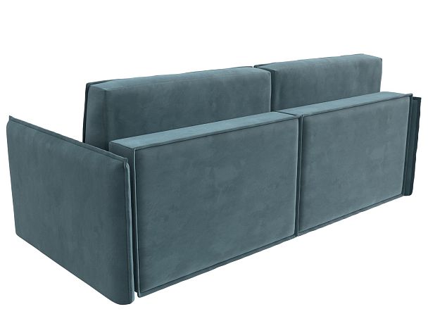 Диван прямой Либерти (полностью велюр бирюзовый) - Вид 6
