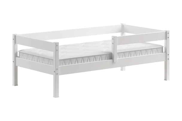 Кровать Пони 800х1600, сосна, цвет белый, без ящиков - Вид 1