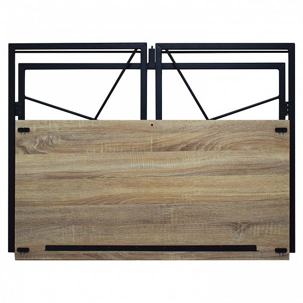 Стол на металлокаркасе BRABIX "LOFT CD-002", 1000х500х750 мм, складной, цвет дуб натуральный, 641214 - Вид 7