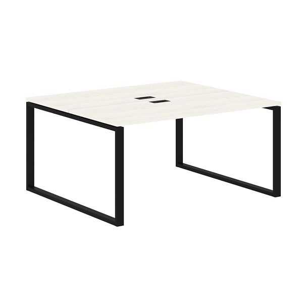 Стол 2-х местный EQWST 1513 Ясень Траун/Черный 1560х1346х750 EDIS - Вид 1