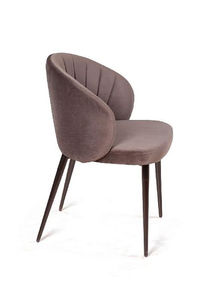 Стул Mont Blanc, бархат антрацит 14 / черный конус - Вид 10