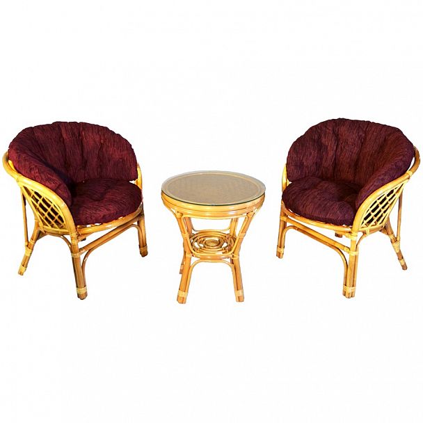 Комплект "Багама" дуэт, подушки коричневые полные твил - Вид 2