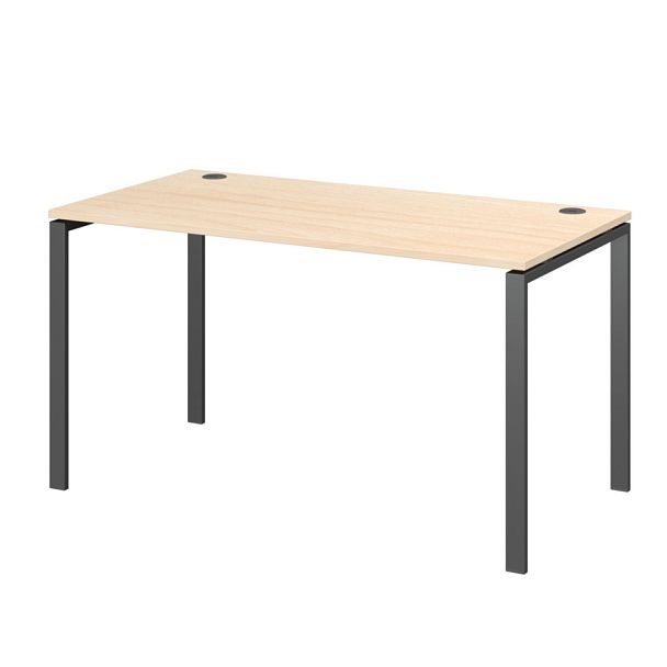 Стол на металлокаркасе АМ-003.60 Бук/Антрацит 1400x600x760 Арго-М - Вид 1