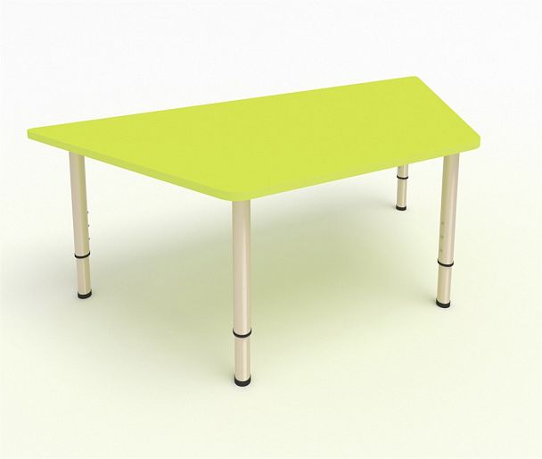 Детский стол трапеция желтый, гр.0-3 - Вид 1