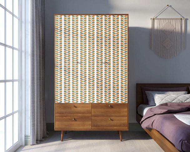 Шкаф трехстворчатый Berber принт 23 арт BB02/Print_23 - Вид 4