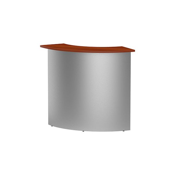 Стойка ресепшн угловая СР-80/80R орех итальянский - Вид 1