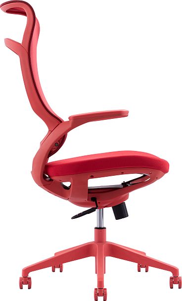 Кресло руководителя Everprof Spirit (Спирит) Сетка Красный - Вид 3