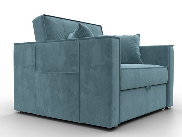 Кресло-кровать Лига-104 (80) Велюр бирюзовый - Вид 3