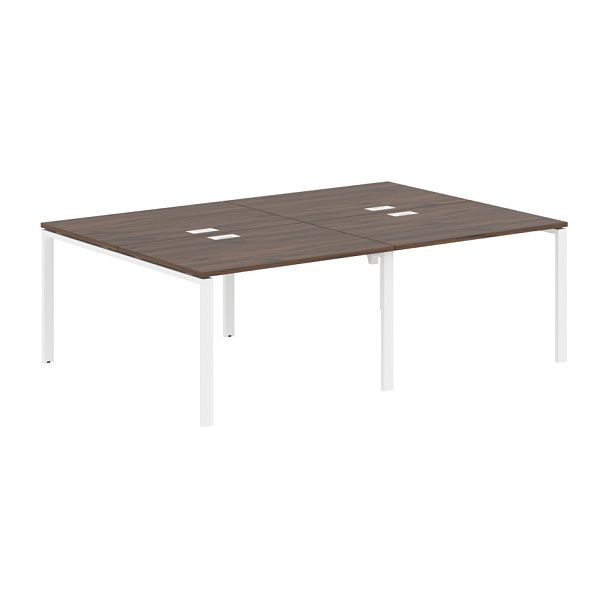 Стол 4-х местный EUWST 2316 Дуб Денвер тёмный/Белый 2326х1606х750 EDIS - Вид 1