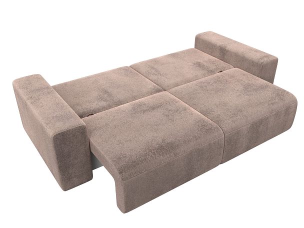 Диван прямой Лига-036 НПБ Классик Велюр бежевый - Вид 9