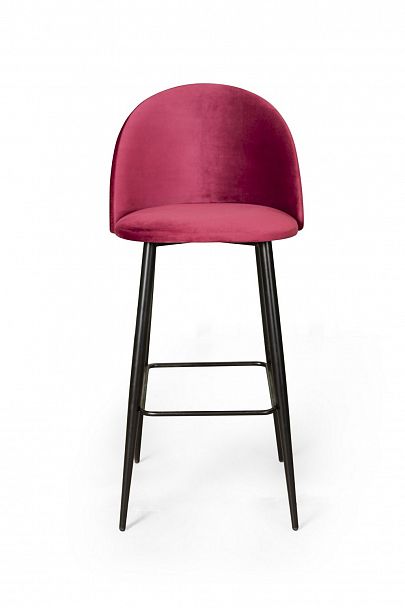 Cтул барный Thomas, бархат красный 16 - Вид 2