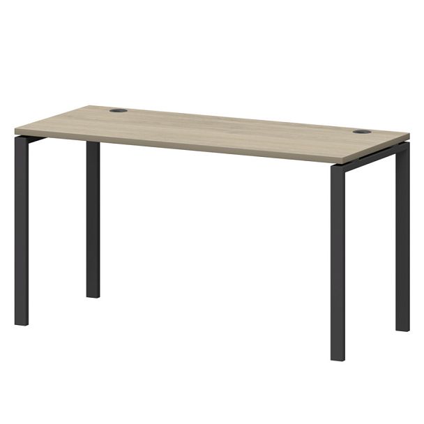 Стол на металлокаркасе СМС25-П-16К.60.Пр25 Кронберг/Антрацит 1600x600x750 Смарт - Вид 1