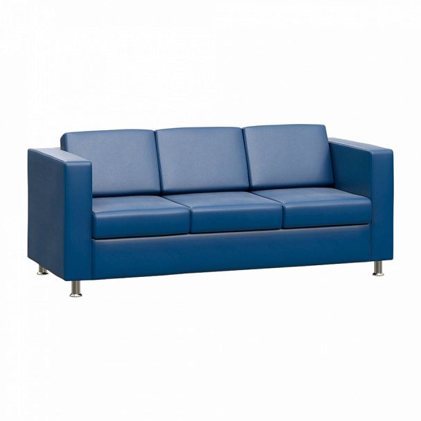 Диван трехместный BORN "BR-03" синий - Вид 1