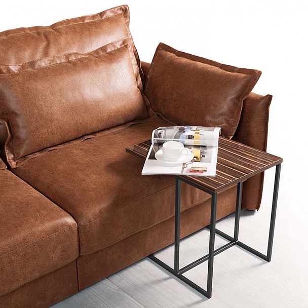 Интерьерный стол "Loft 1" капучино - Вид 3