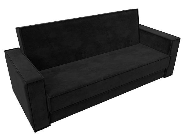 Диван-книжка Куба Велюр черный - Вид 5