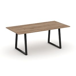 Style Project Direct Direct Стол переговорный SN-6T1.SPRG-198.3 Дуб Табак/Металл Черный 1980*980*750 - Фото предпросмотра