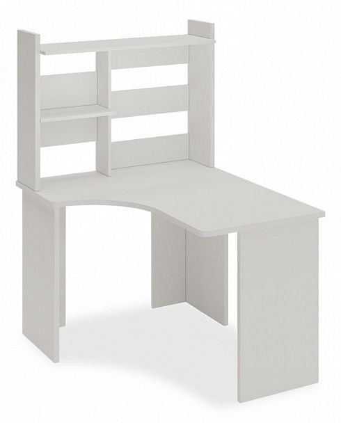 Стол компьютерный Домино Lite СКЛ-Угл120+НКЛ-100 Белый левый - Вид 1