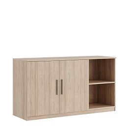 Креденция с секцией, древесный Asti 135x45x74,2 вяз - Фото предпросмотра