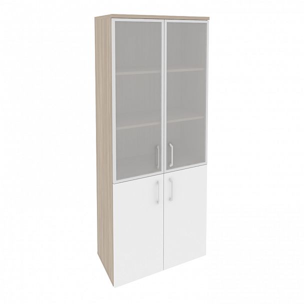 Шкаф "Onix" O.ST-1.2R дуб аттик/белый - Вид 1