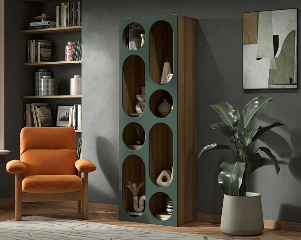 Стеллаж узкий ROSA арт. R15 - Вид 2