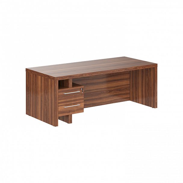 Стол руководителя "Zenn" ZSTD 209H(L/R) орех даллас - Вид 2