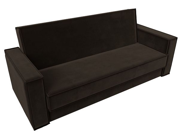 Диван-книжка Куба Микровельвет коричневый - Вид 5