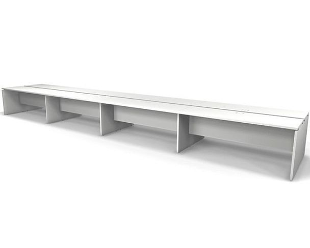 EUROPE/ЕВРОПА RE016-712х123 Двухсторонняя станция 7120x1230x750 Белый - Вид 1