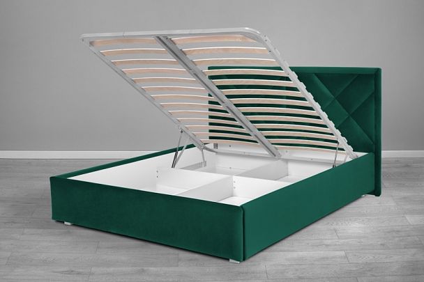 Кровать «Сидней 2» 160 зеленая - Вид 3
