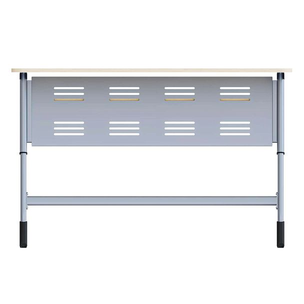 Парта Smart на плоскоовале 2М (столеш. ЛДСП ЗУ, экран ПЭ, полка), гр.5-7 - Вид 2