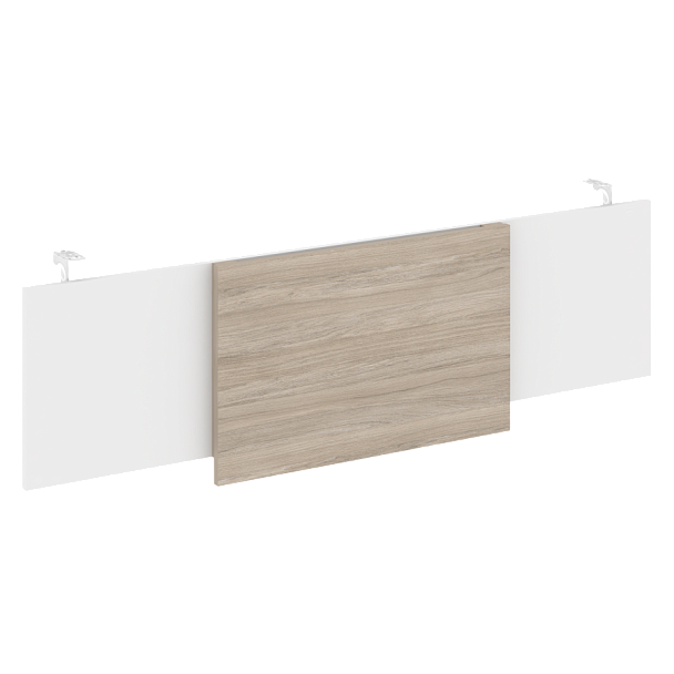 Onix Direct Lux Царга стола руководителя O.M-CSR-5 Белый бриллиант/Дуб аттик/Хром 1540*450*54 - Вид 1